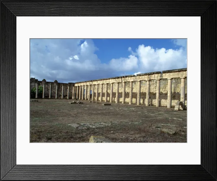 Framed Print : Forum, Cyrene, Libya Framed Print : Forum, Cyrene, Libya