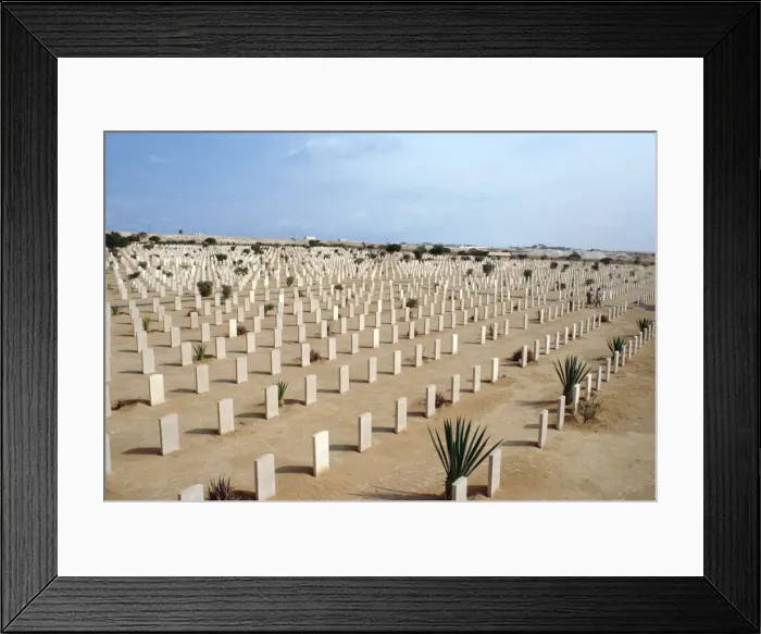 Framed Print : Allied War Cemetery, El Alamein, Egypt Framed Print : Allied War Cemetery, El Alamein, Egypt