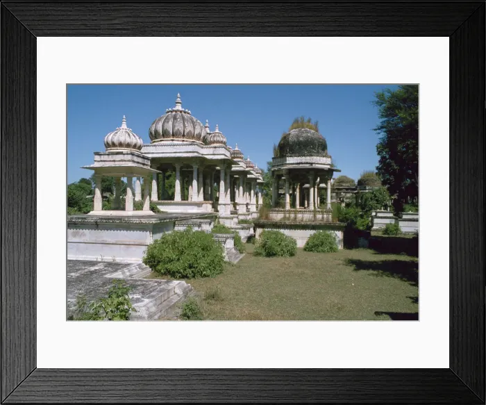 Framed Print : Royal cenotaphs, Ahar, Udaipur, Rajasthan, India Framed Print : Royal cenotaphs, Ahar, Udaipur, Rajasthan, India