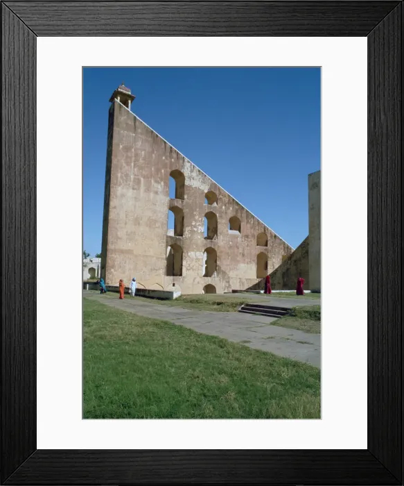 Framed Print : Astronomical instrument, Jaipur Observatory, Rajasthan, India Framed Print : Astronomical instrument, Jaipur Observatory, Rajasthan, India