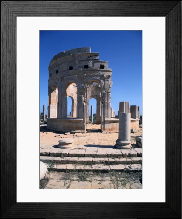 Framed Print : The Market, Leptis Magna, Libya Framed Print : The Market, Leptis Magna, Libya