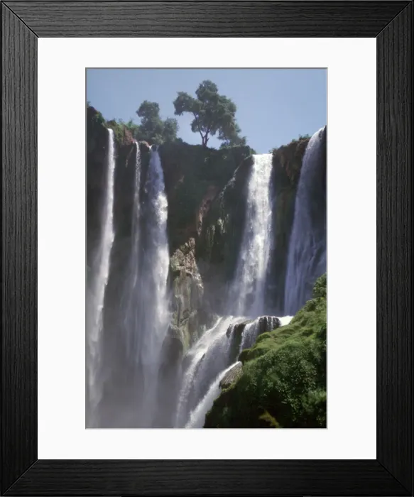 Framed Print : Cascades d Ouzoud, Morocco Framed Print : Cascades d Ouzoud, Morocco