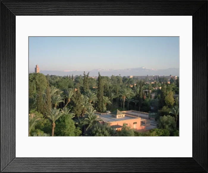 Framed Print : Koutoubia Gardens, Marakesh, Morocco Framed Print : Koutoubia Gardens, Marakesh, Morocco