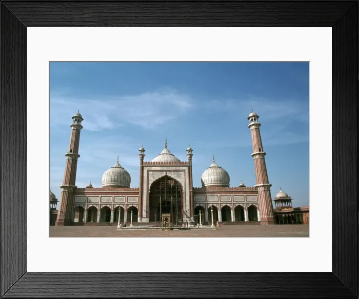 Framed Print : Jama Masjid, Delhi, India Framed Print : Jama Masjid, Delhi, India