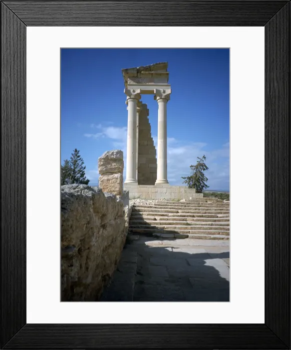 Framed Print : Sanctuary of Apollo Hylates, Kourion, Cyprus, 2001 Framed Print : Sanctuary of Apollo Hylates, Kourion, Cyprus, 2001