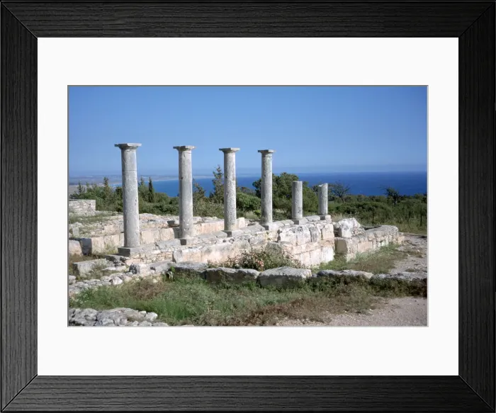 Framed Print : Sanctuary of Apollo Hylates, Kourion, Cyprus, 2001 Framed Print : Sanctuary of Apollo Hylates, Kourion, Cyprus, 2001