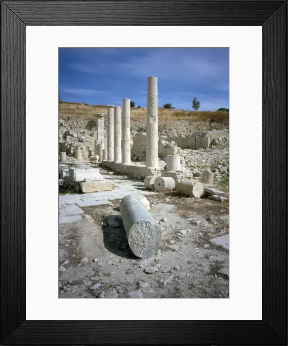 Framed Print : Ruins of Amathus, Cyprus, 2001 Framed Print : Ruins of Amathus, Cyprus, 2001