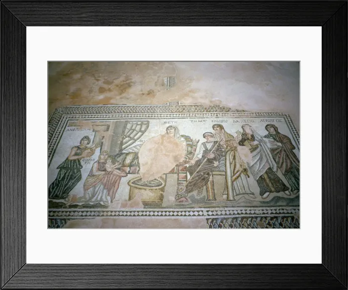 Framed Print : Mosaic, Paphos Framed Print : Mosaic, Paphos