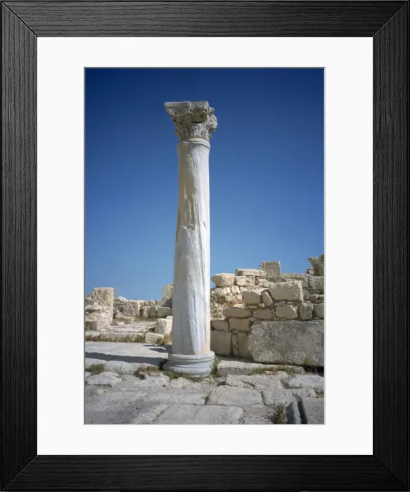 Framed Print : Ruins of the basilica, Curium (Kourion), Cyprus, 2001 Framed Print : Ruins of the basilica, Curium (Kourion), Cyprus, 2001