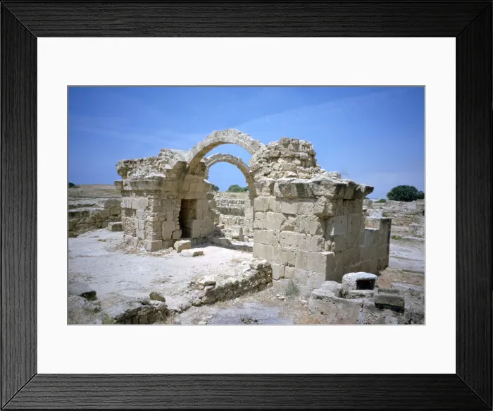 Framed Print : Castle of Saranta Kolones, Paphos, Cyprus, 2001 Framed Print : Castle of Saranta Kolones, Paphos, Cyprus, 2001