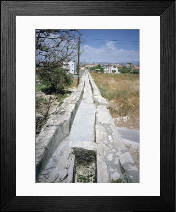 Framed Print : Aqueduct, Castle of Kolossi, near Limassol, Cyprus, 2001 Framed Print : Aqueduct, Castle of Kolossi, near Limassol, Cyprus, 2001