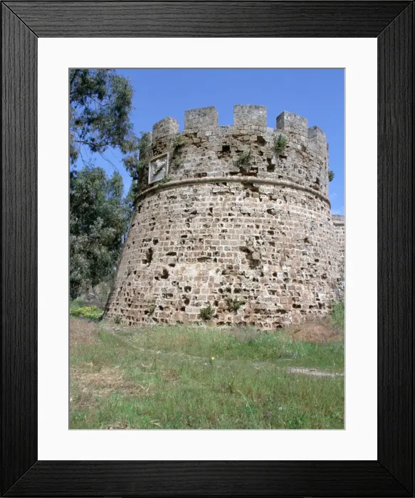 Framed Print : Othellos Tower, Famagusta, North Cyprus, 2001 Framed Print : Othellos Tower, Famagusta, North Cyprus, 2001