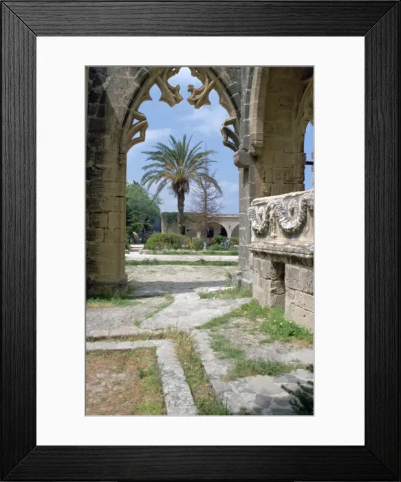 Framed Print : Bellapais Abbey, North Cyprus, 2001 Framed Print : Bellapais Abbey, North Cyprus, 2001