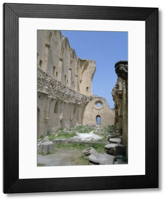 Framed Print : Bellapais Abbey, North Cyprus, 2001 Framed Print : Bellapais Abbey, North Cyprus, 2001