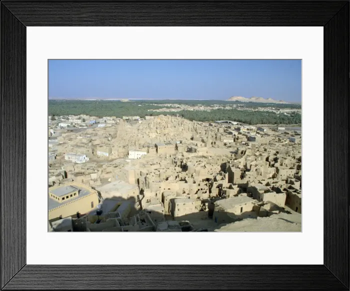 Framed Print : Ruined citadel, Siwa, Egypt, 1992 Framed Print : Ruined citadel, Siwa, Egypt, 1992