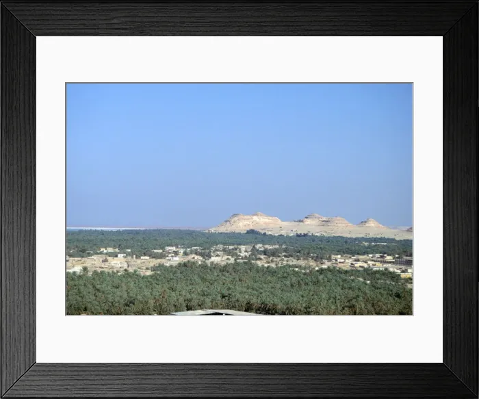 Framed Print : Jebel at Takrur from Siwa, Egypt Framed Print : Jebel at Takrur from Siwa, Egypt