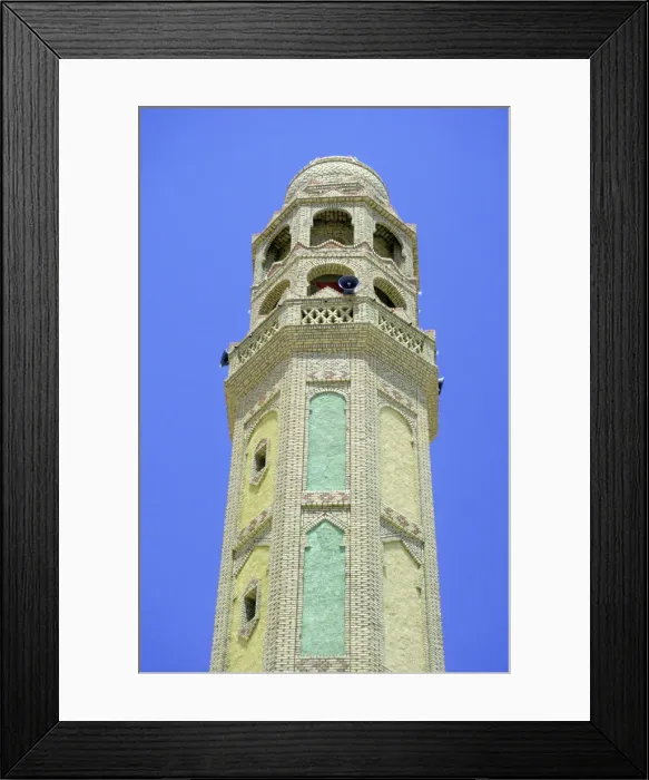 Framed Print : Minaret, Tozeur, Tunisia Framed Print : Minaret, Tozeur, Tunisia