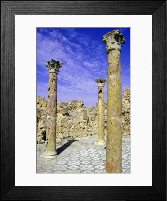 Framed Print : Winter baths, Thuburbo Majus, Tunisia Framed Print : Winter baths, Thuburbo Majus, Tunisia