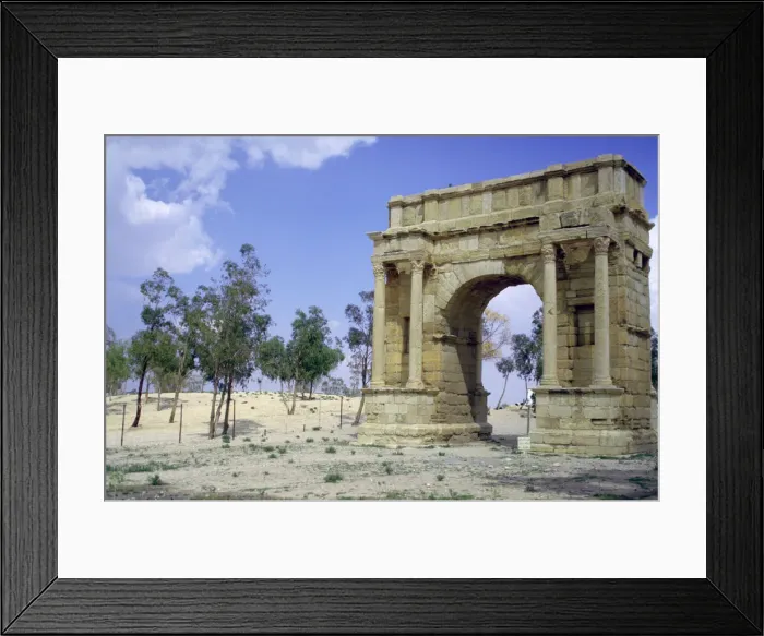Framed Print : Triumphal Arch, Sbeitla, Tunisia Framed Print : Triumphal Arch, Sbeitla, Tunisia
