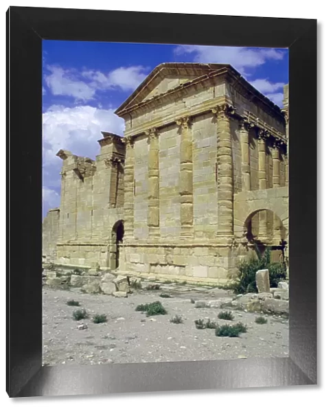 Back of temples, Sbeitla, Tunisia