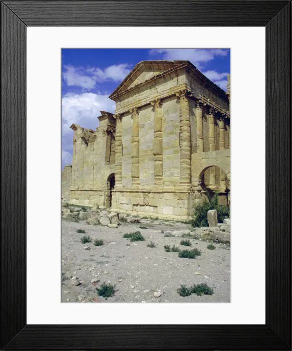 Framed Print : Back of temples, Sbeitla, Tunisia Framed Print : Back of temples, Sbeitla, Tunisia
