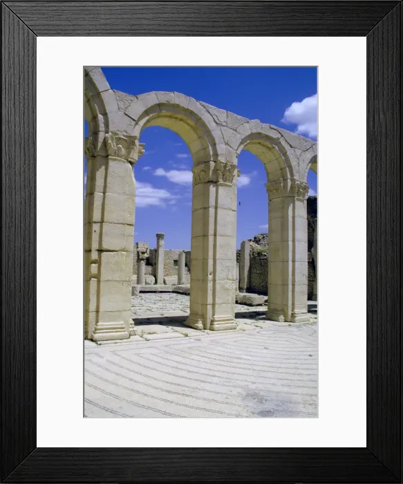 Framed Print : South-east Baths, Maktar, Tunisia Framed Print : South-east Baths, Maktar, Tunisia