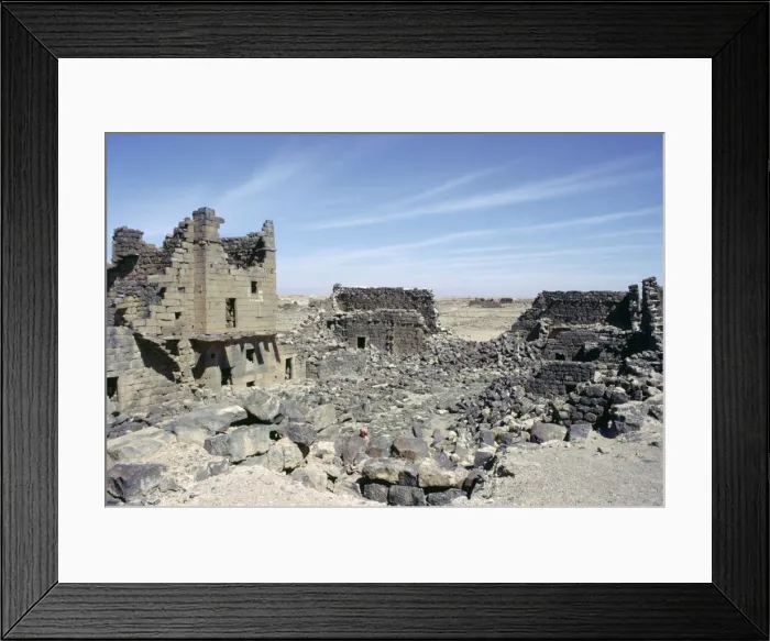 Framed Print : Barracks, Umm el-Jimal, Jordan Framed Print : Barracks, Umm el-Jimal, Jordan
