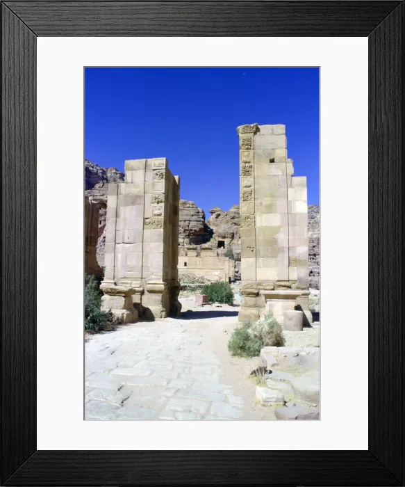 Framed Print : Temenos gate, Petra, Jordan Framed Print : Temenos gate, Petra, Jordan
