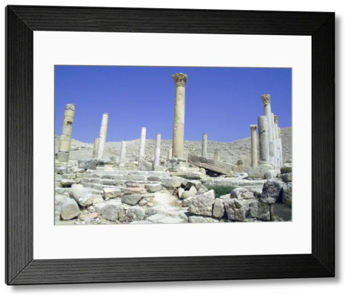 Framed Print : Ruins of the ancient city of Pella, Jordan Framed Print : Ruins of the ancient city of Pella, Jordan