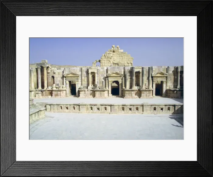 Framed Print : South Theatre, Jerash, Jordan Framed Print : South Theatre, Jerash, Jordan