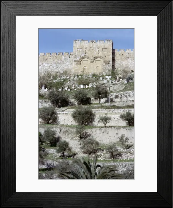 Framed Print : Golden Gate, Jerusalem, Israel Framed Print : Golden Gate, Jerusalem, Israel