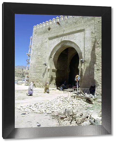 Restoration of the Bab Mahrouk gate, Morocco