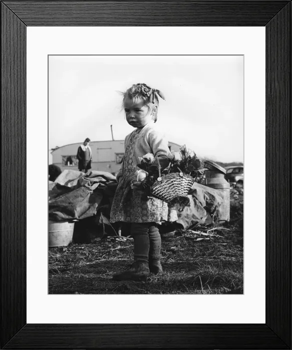 Framed Print : Gypsy girl, 1960s Framed Print : Gypsy girl, 1960s