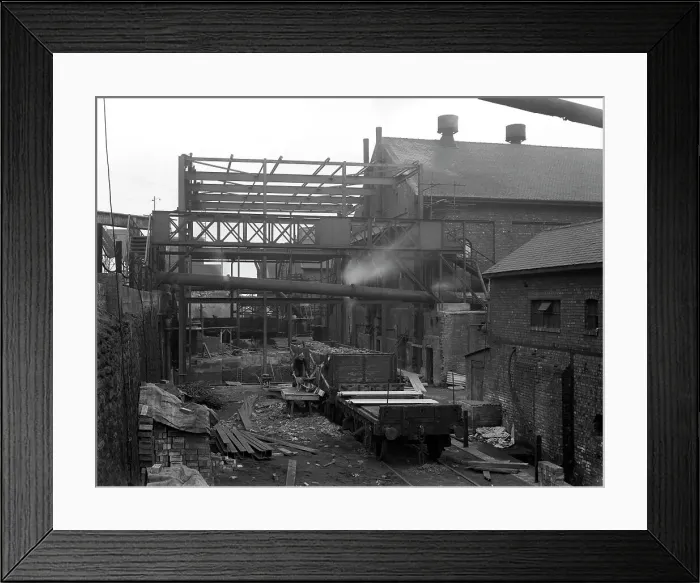 Framed Print : Modernisation to Silverwood Colliery, Rotherham, South Yorkshire, 1955 Framed Print : Modernisation to Silverwood Colliery, Rotherham, South Yorkshire, 1955