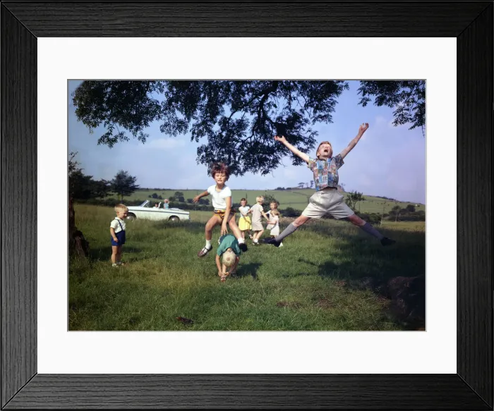 Framed Print : Summer days, press advert, 1963. Artist: Michael Walters Framed Print : Summer days, press advert, 1963. Artist: Michael Walters