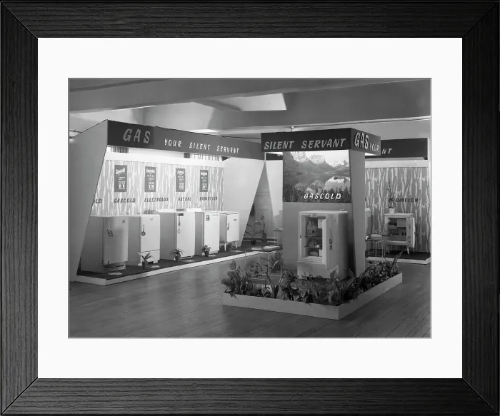 Framed Print : Gas, Your Silent Servant, Gas Board exhibition, Goldthorpe, South Yorkshire, 1961 Framed Print : Gas, Your Silent Servant, Gas Board exhibition, Goldthorpe, South Yorkshire, 1961