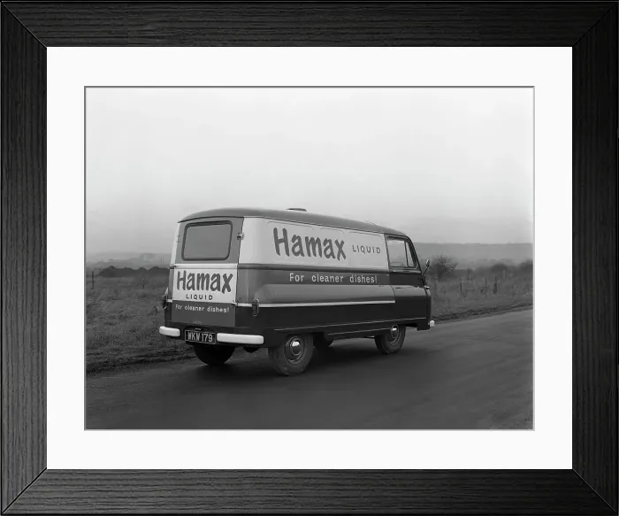Framed Print : Austin delivery van, South Yorkshire, 1962. Artist: Michael Walters Framed Print : Austin delivery van, South Yorkshire, 1962. Artist: Michael Walters