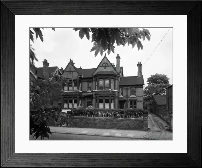 Framed Print : Burgwallis House, Rotherham, South Yorkshire, 1962. Artist: Michael Walters Framed Print : Burgwallis House, Rotherham, South Yorkshire, 1962. Artist: Michael Walters