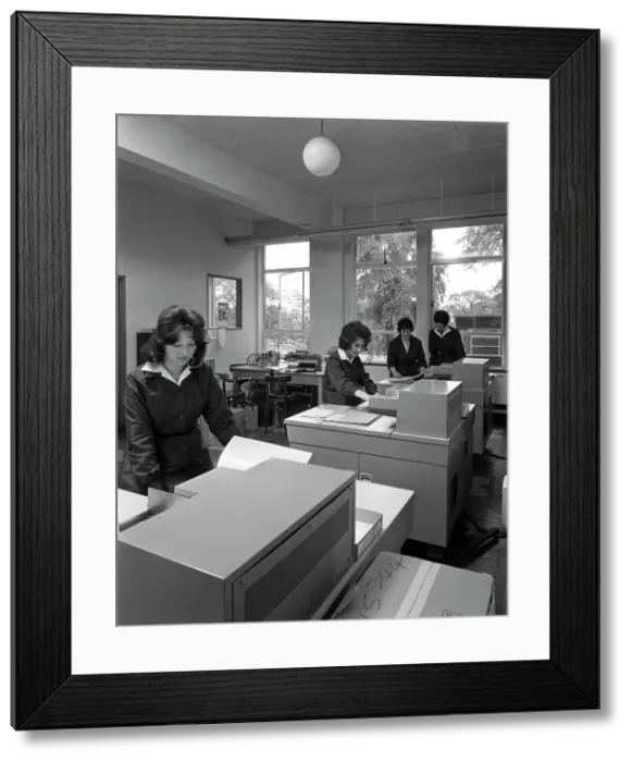 Framed Print : British Steel staff using the latest Rank Xerox copiers, Rotherham, South Yorkshire, 1962 Framed Print : British Steel staff using the latest Rank Xerox copiers, Rotherham, South Yorkshire, 1962