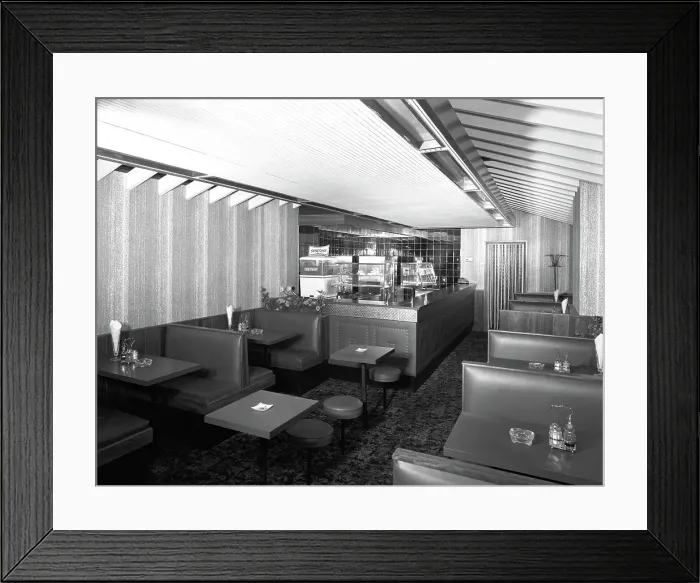 Framed Print : Interior of the Wishing Well cafe, South Yorkshire, 1960s. Artist: Michael Walters