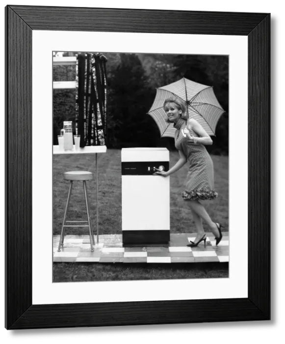 Framed Print : Vulcan boiler advertisment shot, 1965. Artist: Michael Walters Framed Print : Vulcan boiler advertisment shot, 1965. Artist: Michael Walters
