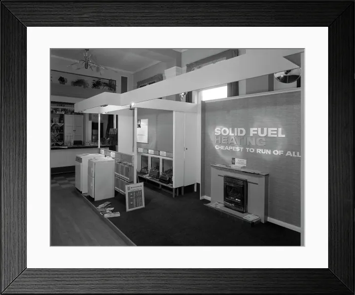 Framed Print : NCB solid fuel promotion, 1967. Artist: Michael Walters Framed Print : NCB solid fuel promotion, 1967. Artist: Michael Walters