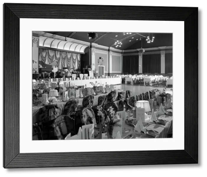 Framed Print : Ballroom, Mexborough, South Yorkshire, 1968. Artist: Michael Walters Framed Print : Ballroom, Mexborough, South Yorkshire, 1968. Artist: Michael Walters