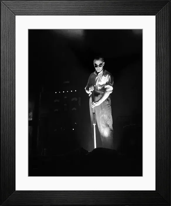Framed Print : Furnace feeding in the Steel City, Sheffield, South Yorkshire, 1963 Framed Print : Furnace feeding in the Steel City, Sheffield, South Yorkshire, 1963