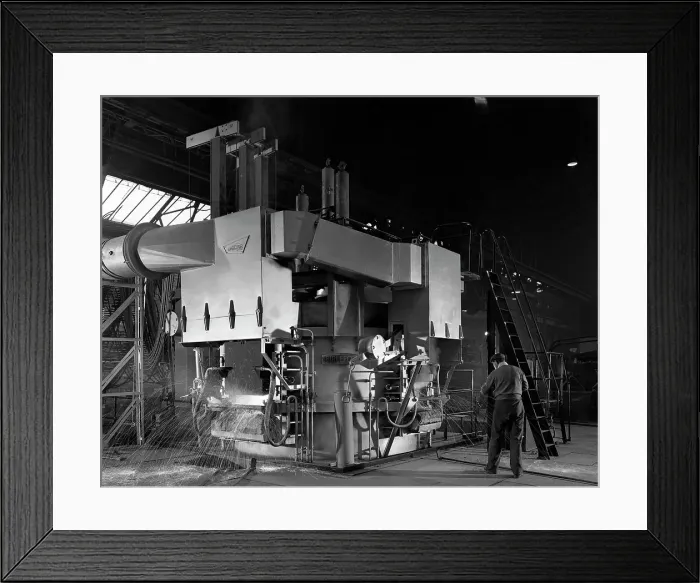 Framed Print : Arc furnace in operation, Sheffield, South Yorkshire, 1964. Artist: Michael Walters Framed Print : Arc furnace in operation, Sheffield, South Yorkshire, 1964. Artist: Michael Walters