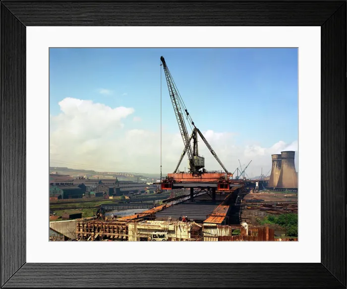 Framed Print : Tinsley Viaduct under construction, Meadowhall, near Sheffield, South Yorkshire, 1967 Framed Print : Tinsley Viaduct under construction, Meadowhall, near Sheffield, South Yorkshire, 1967