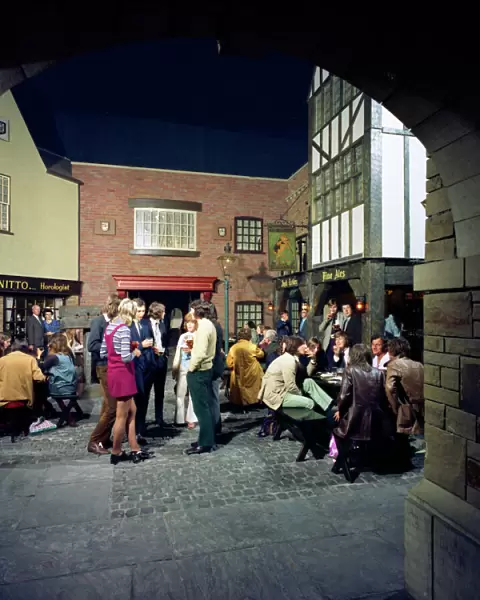 The Stonehouse themed pub, Sheffield, South Yorkshire, 1971. Artist: Michael Walters