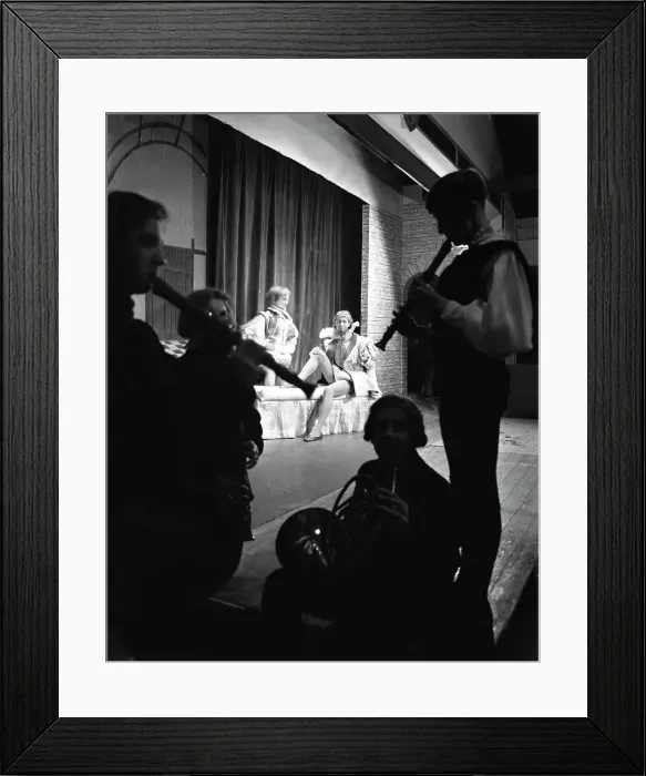 Framed Print : Production of Shakespeares Twelfth Night, Worksop College, Derbyshire, 1960. Artist Framed Print : Production of Shakespeares Twelfth Night, Worksop College, Derbyshire, 1960. Artist