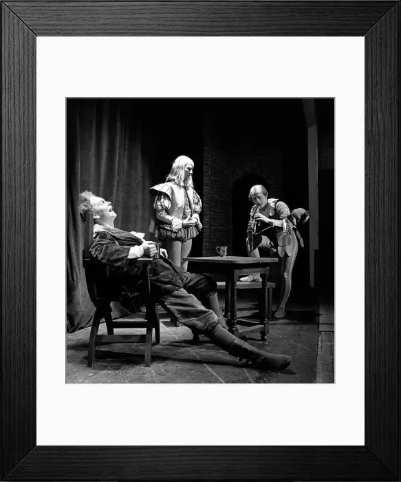 Framed Print : Production of Shakespeares Twelfth Night, Worksop College, Derbyshire, 1960. Artist Framed Print : Production of Shakespeares Twelfth Night, Worksop College, Derbyshire, 1960. Artist