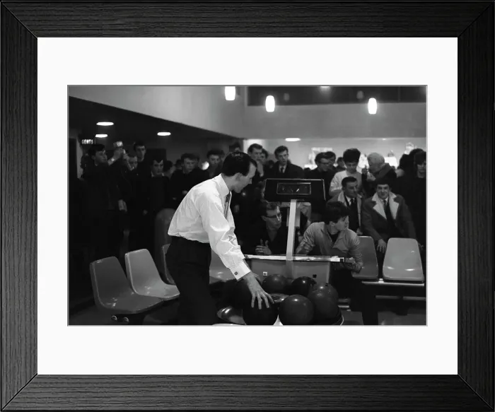 Framed Print : Steelworks social evening at a bowling alley, Sheffield, South Yorkshire, 1964. Artist Framed Print : Steelworks social evening at a bowling alley, Sheffield, South Yorkshire, 1964. Artist